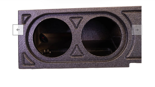 2019-2024 Chevy Silverado & GMC Sierra Double Cab & Crew Cab Ported Enclosure for four 8" subwoofers.